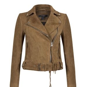 MUUBAA Warren Belted Biker Jacket